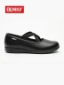 Bunky - Zapato Escolar Ballerina Mila Elástico Liso | Negro