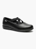 Bunky - Zapato Escolar Ballerina Mila Elástico Liso | Negro