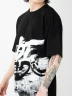 Camiseta Oversize Con Estampado Urbano Frontal - Taxi