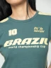 Camiseta corta deportiva estampada