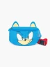 Cangurera Infantil Sonic con Orejas 3D Azul