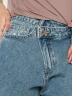 Short Denim Boton Cruzado