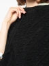 Poncho Tejido Con Flecos