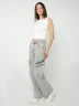 Pantalón Cargo Wide Leg Denim - Taxi