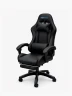 Silla Gamer Potenzza con apoya pies| Negro