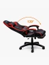 Combo Silla Gamer + Escritorio Eléctrico Pottenza SJZ01-22R-B3 | Amaderado/Rojo