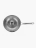 Wok Warenhaus Con Tapa Ignis 28 Cm | Silver