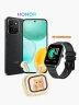Combo Celular Honor X6C 256GB + Audífonos Honor Choice CuBuds + Smartwatch Riversong Motive 7E