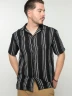 Camisa Manga Corta a Rayas