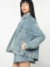Chaqueta Denim Cruz Brillo