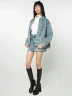 Chaqueta Denim Cruz Brillo