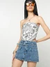 Falda Corta Denim con Cinturón