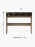 Escritorio Ñandú Mueble Fácil | Amaranto