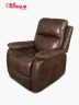 Sofá Reclinable Gerry Manual Muebles del Bosque | Café Oscuro