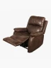 Sofá Reclinable Gerry Manual Muebles del Bosque | Café Oscuro