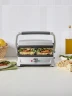 Parrilla multifunción eléctrica 5 en 1 Cuisinart Griddler | Plateado