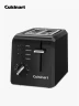 Tostadora Cuisinart compacta de 2 rebanadas | Negro