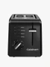 Tostadora Cuisinart compacta de 2 rebanadas | Negro