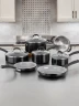 Set de ollas y sartenes Cuisinart de cerámica antiadherente 11 Pcs| Negro