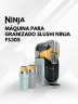 Máquina de granizados Ninja FS305CO con tecnología RapidChill | Verde agua