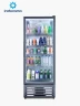 Vitrina Refrigeradora Comercial Indurama VFV-520 - 440 Lts | Gris