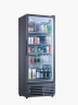 Vitrina Refrigeradora Comercial Indurama VFV-520 - 440 Lts | Gris