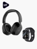 Combo Smartwatch y Audífonos STF Kronos Core Pack | Negro