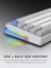Teclado Mecánico Armaggeddon Gmk-100 Rgb | Amarillo
